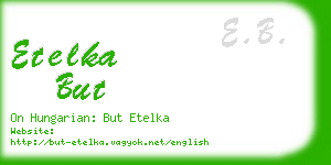 etelka but business card